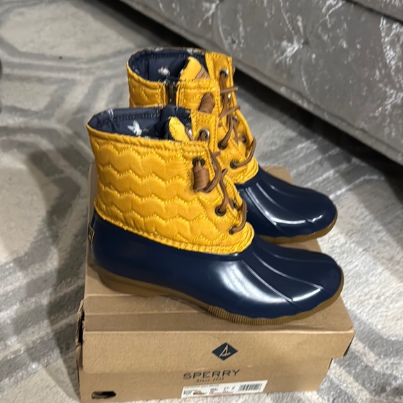 Sperry Shoes - Sperry Yellow and Blue Boots